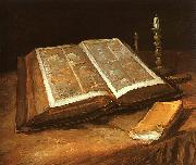 Vincent Van Gogh Still Life with Bible oil painting